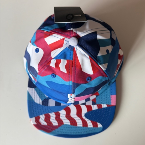 Nike Accessories - NWT Nike Adult Unisex USA Skateboard Olympic Blue and Red Patterned Hat
